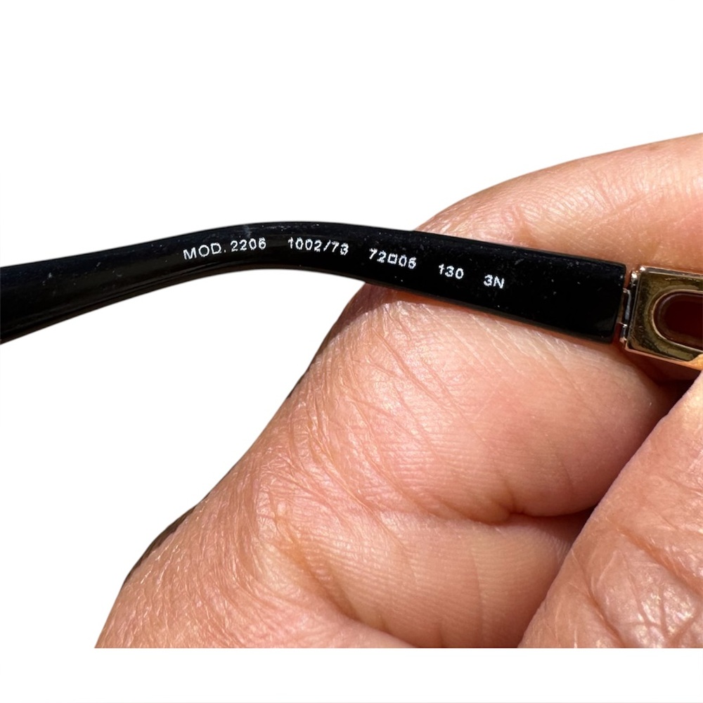 Versace Shield Sunglasses Gold Brown Medusa Italy VE 2206 - Picture 11 of 16
